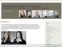 Tablet Screenshot of bewerbungsfoto-stuttgart.de